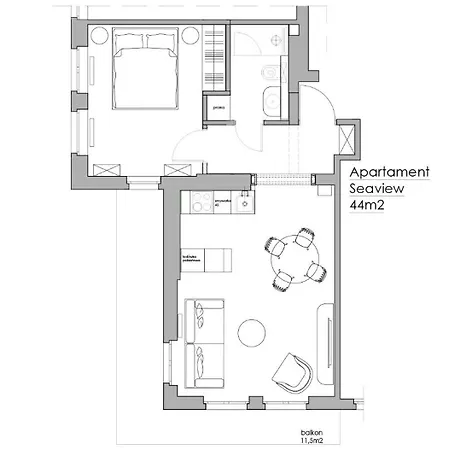 Sanhaus - Seaview - Z Widokiem Na Morze I Klimatyzacja