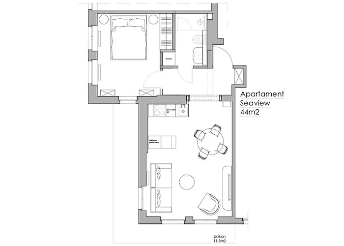 Sanhaus - Seaview - Z Widokiem Na Morze I Klimatyzacja